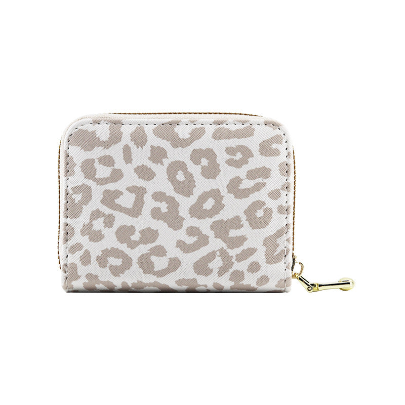 Wholesale Leopard Print Large Capacity Wallet Accordion Card Holder